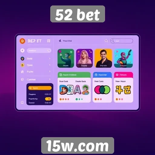 Interface do usuário do 52 bet é intuitiva e acessível